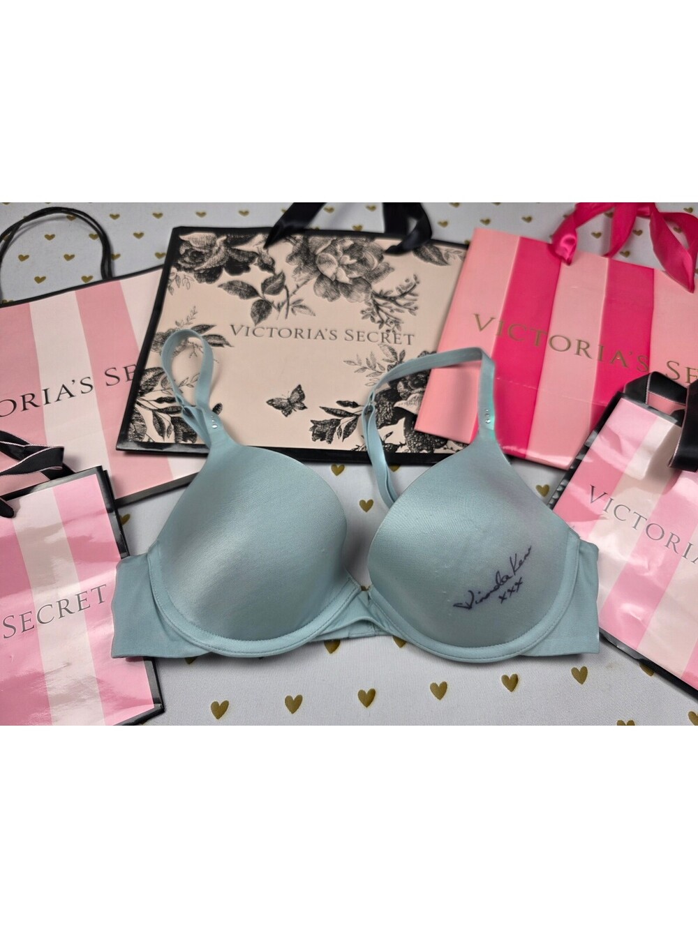 Miranda Kerr Signed Victoria's Secret BioFit Bra 34B Autographed VS Angel